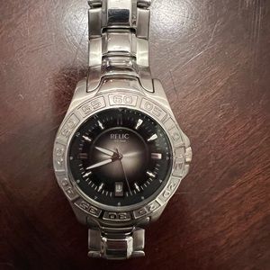 Relic by Fossil watch with box and paperwork.